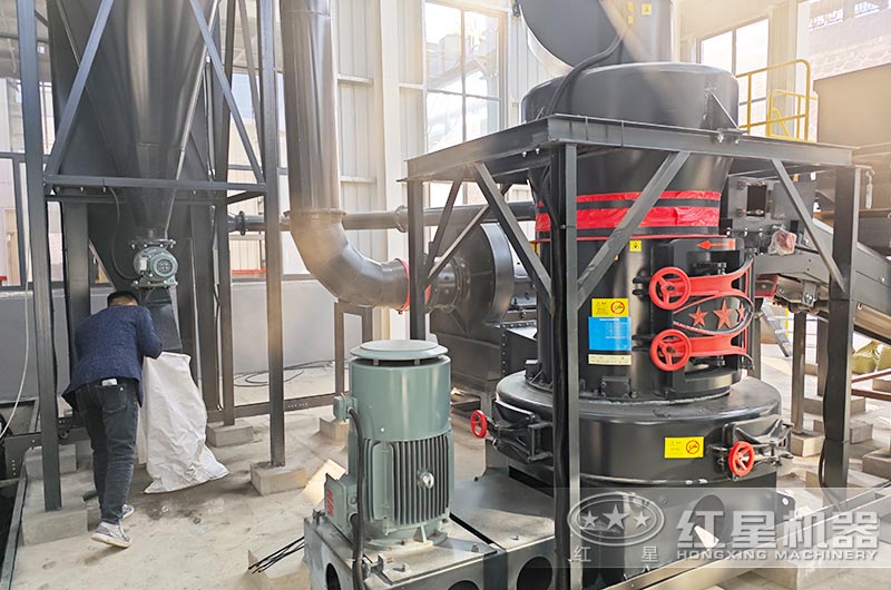 HGM細粉磨機工作現場圖片
