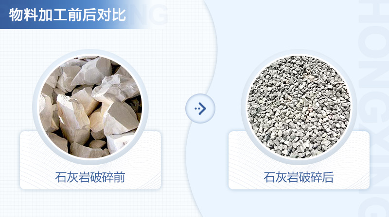處理石灰?guī)r的日產(chǎn)500方砂石生產(chǎn)線機(jī)器怎樣配？
